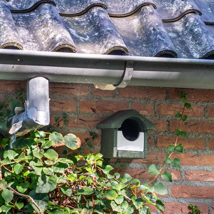 Nistkasten Holzbeton, halboffen